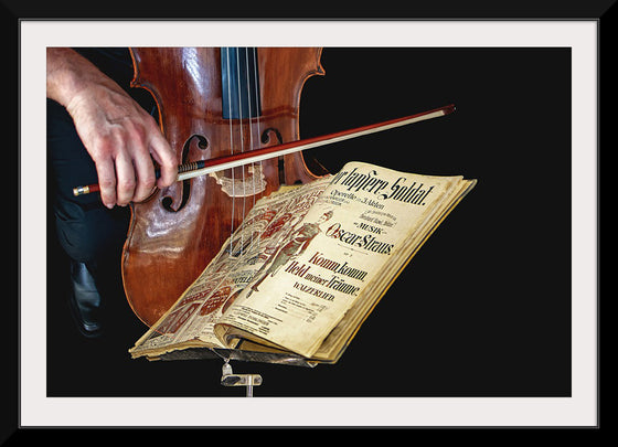 "Violinist", William Michael Harnett