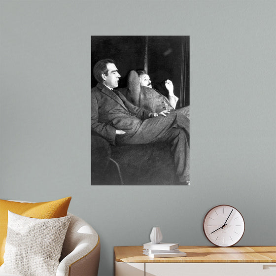 "Albert Einstein and Niels Bohr"