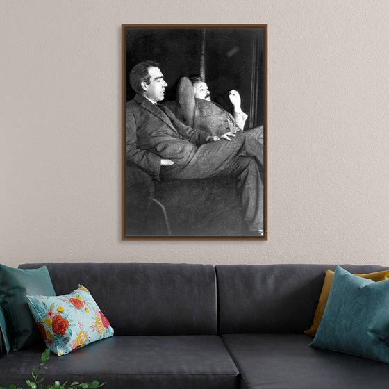 "Albert Einstein and Niels Bohr"