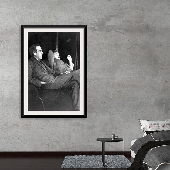 "Albert Einstein and Niels Bohr"