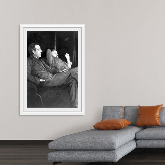 "Albert Einstein and Niels Bohr"