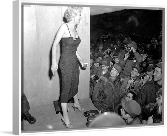 "Marilyn Monroe With the Servicemen"