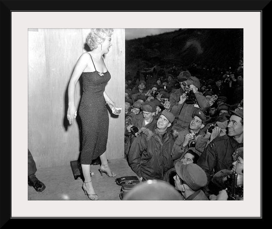 "Marilyn Monroe With the Servicemen"