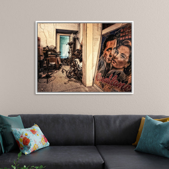 "Casablanca Poster in Room"