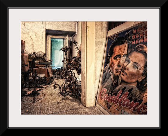 "Casablanca Poster in Room"