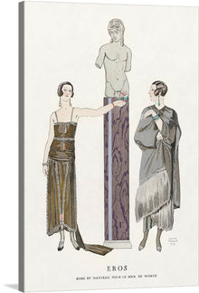  "Eros. Robe et Manteau Pour le Soir, de Worth (1924)", George Barbier
