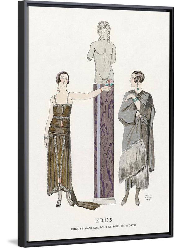 "Eros. Robe et Manteau Pour le Soir, de Worth (1924)", George Barbier