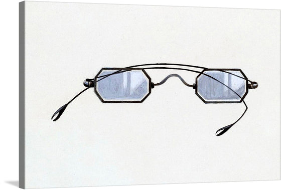 This print features a minimalist portrayal of a pair of glasses, a testament to the convergence of simplicity and elegance. The artist’s subtle strokes skillfully capture the essence of design and function, bringing to life an accessory so common yet profoundly personal. 