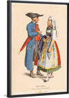 "German Peasant Costumes - Bavaria Franconian Switzerland"