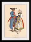 "German Peasant Costumes - Bavaria Franconian Switzerland"