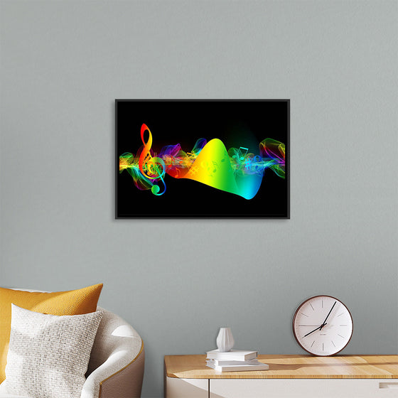 "Colorful Music Notes"