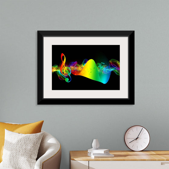 "Colorful Music Notes"