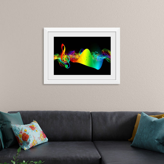 "Colorful Music Notes"