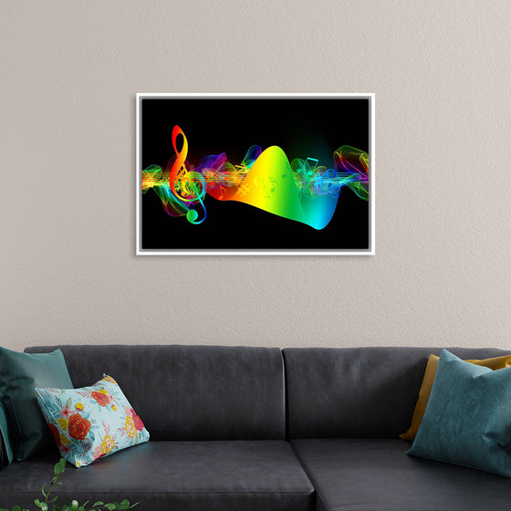 "Colorful Music Notes"