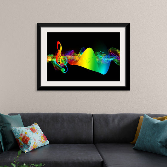 "Colorful Music Notes"