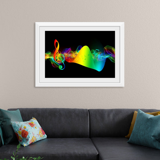 "Colorful Music Notes"