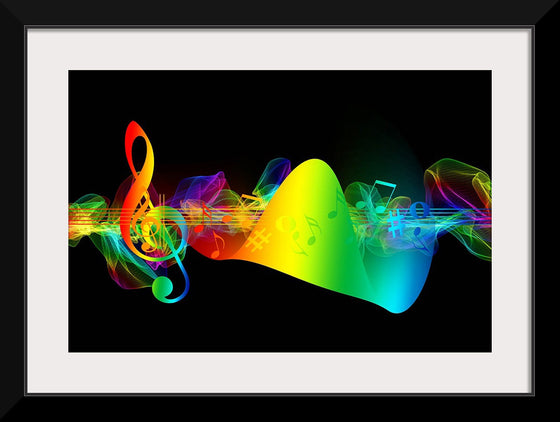 "Colorful Music Notes"