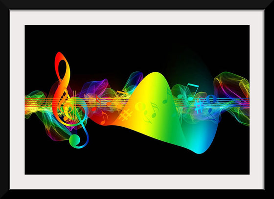 "Colorful Music Notes"