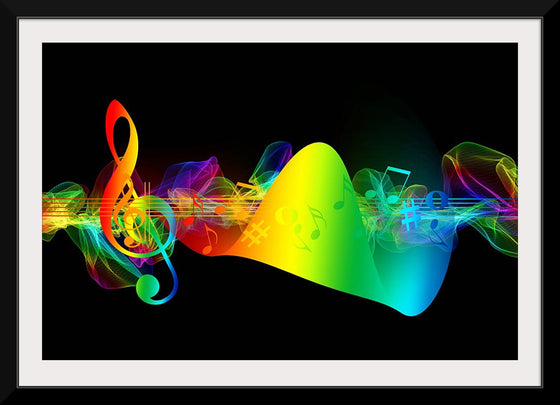 "Colorful Music Notes"