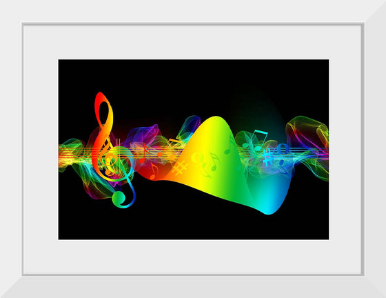 "Colorful Music Notes"