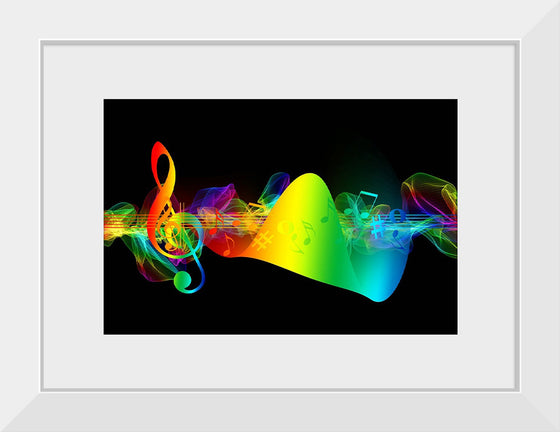 "Colorful Music Notes"