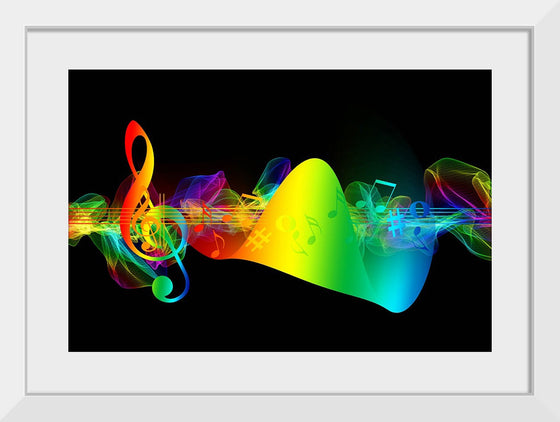 "Colorful Music Notes"