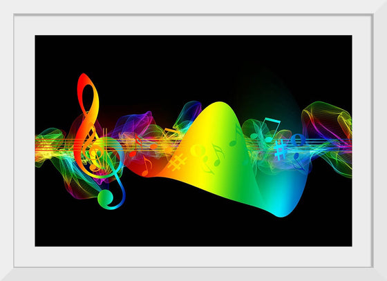 "Colorful Music Notes"