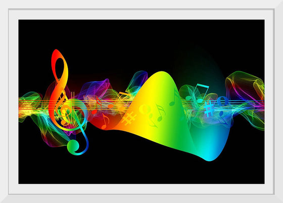 "Colorful Music Notes"