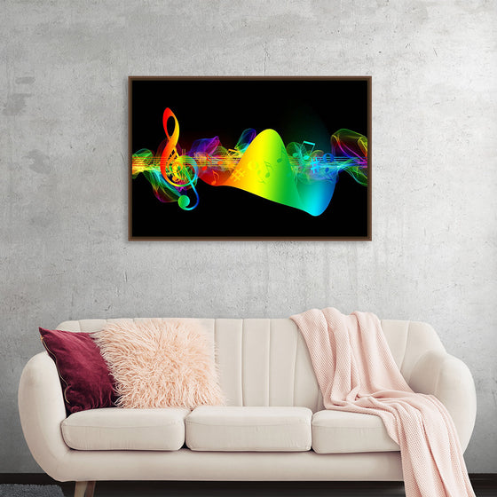 "Colorful Music Notes"