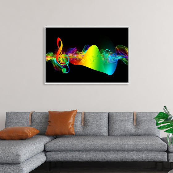 "Colorful Music Notes"