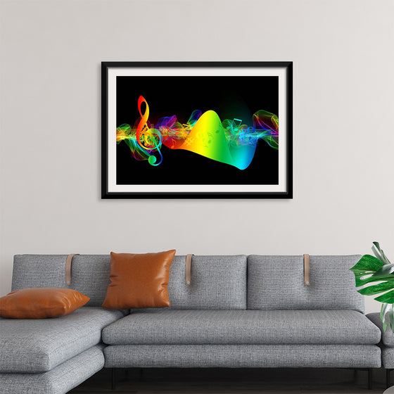 "Colorful Music Notes"