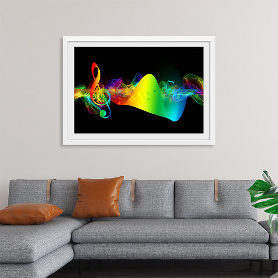 "Colorful Music Notes"