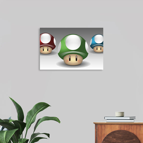 "Nintendo mushrooms"