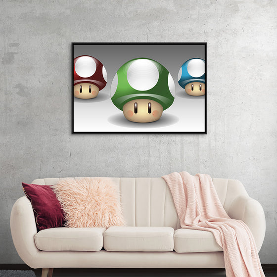 "Nintendo mushrooms"