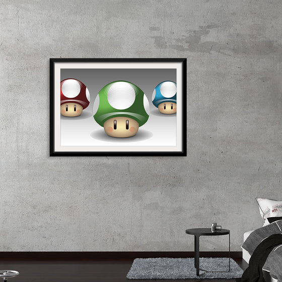 "Nintendo mushrooms"