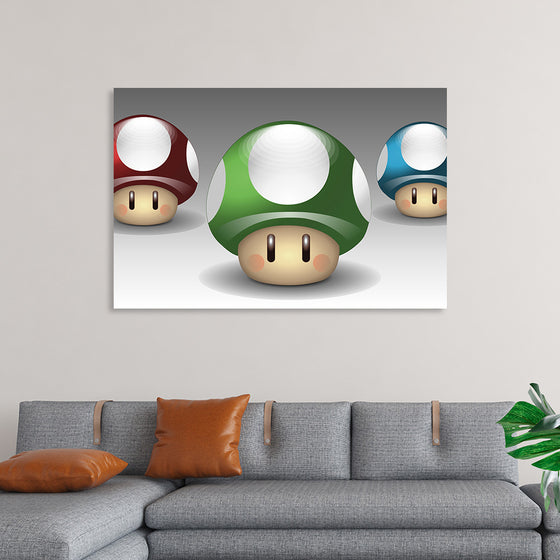 "Nintendo mushrooms"