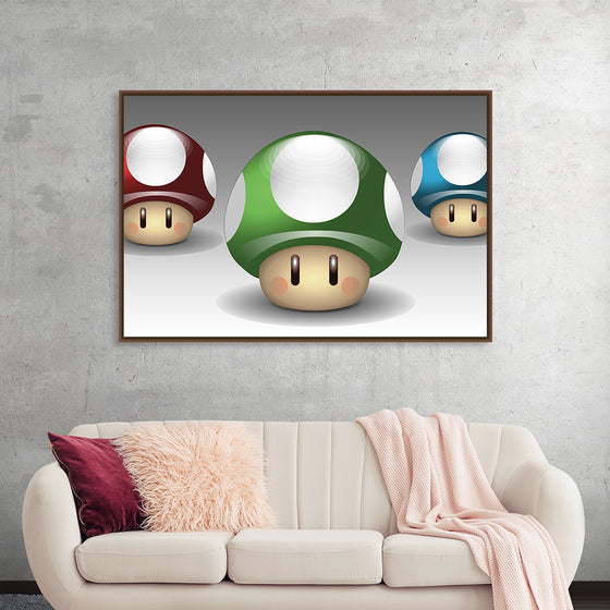 "Nintendo mushrooms"