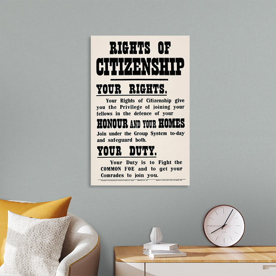 "Rights of Citizenship", David Allen & Sons