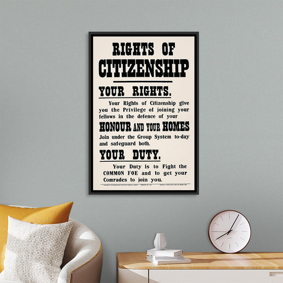 "Rights of Citizenship", David Allen & Sons