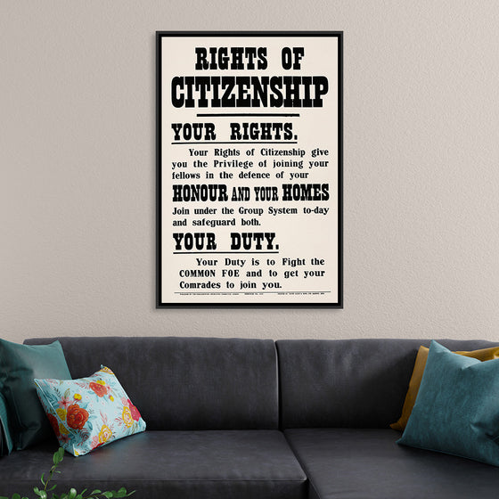 "Rights of Citizenship", David Allen & Sons