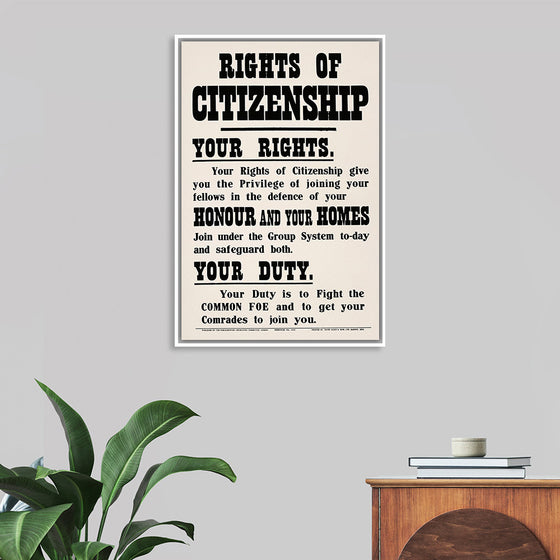 "Rights of Citizenship", David Allen & Sons