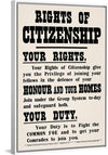 "Rights of Citizenship", David Allen & Sons