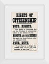 "Rights of Citizenship", David Allen & Sons