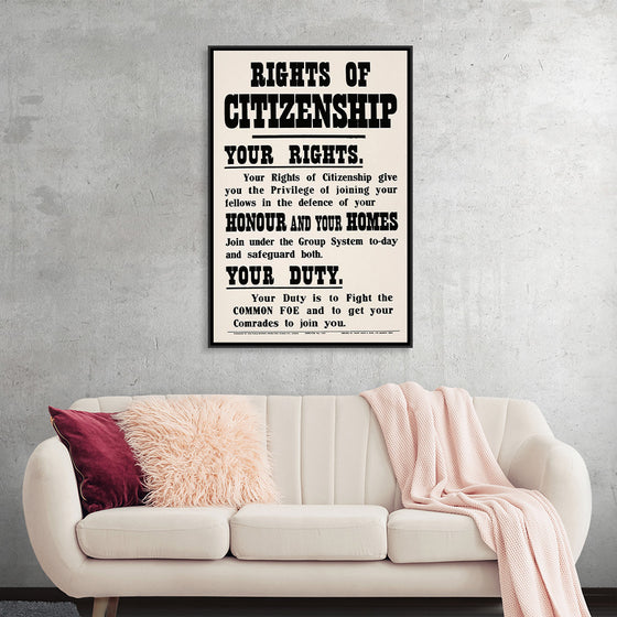 "Rights of Citizenship", David Allen & Sons