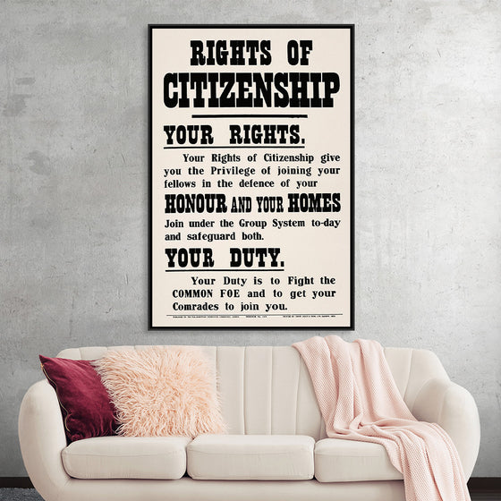 "Rights of Citizenship", David Allen & Sons