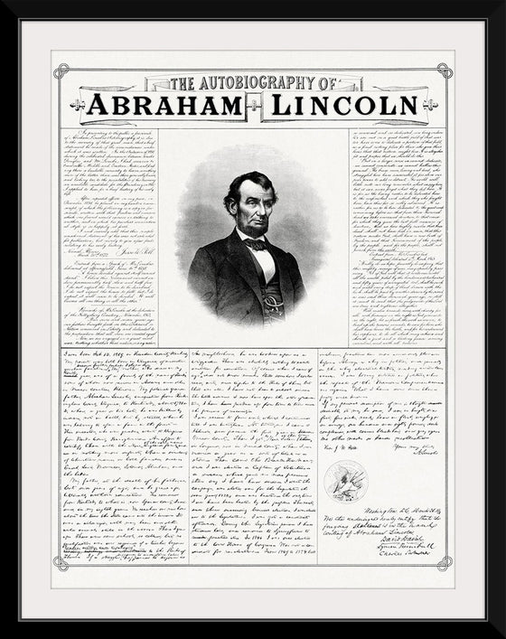 "The Autobiography of Abraham Lincoln (1872)"