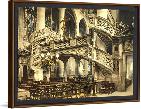 "Church Interior Paris France"