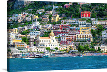  “Positano coast in Italy” is a stunning print that captures the essence of Italy’s romantic spirit and artistic legacy. The artwork’s intricate details and vibrant hues transport you to a coastal paradise where old-world charm meets natural beauty.