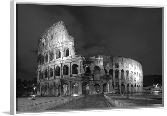 "Outside of Colosseum in Rome, Italy"