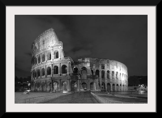 "Outside of Colosseum in Rome, Italy"